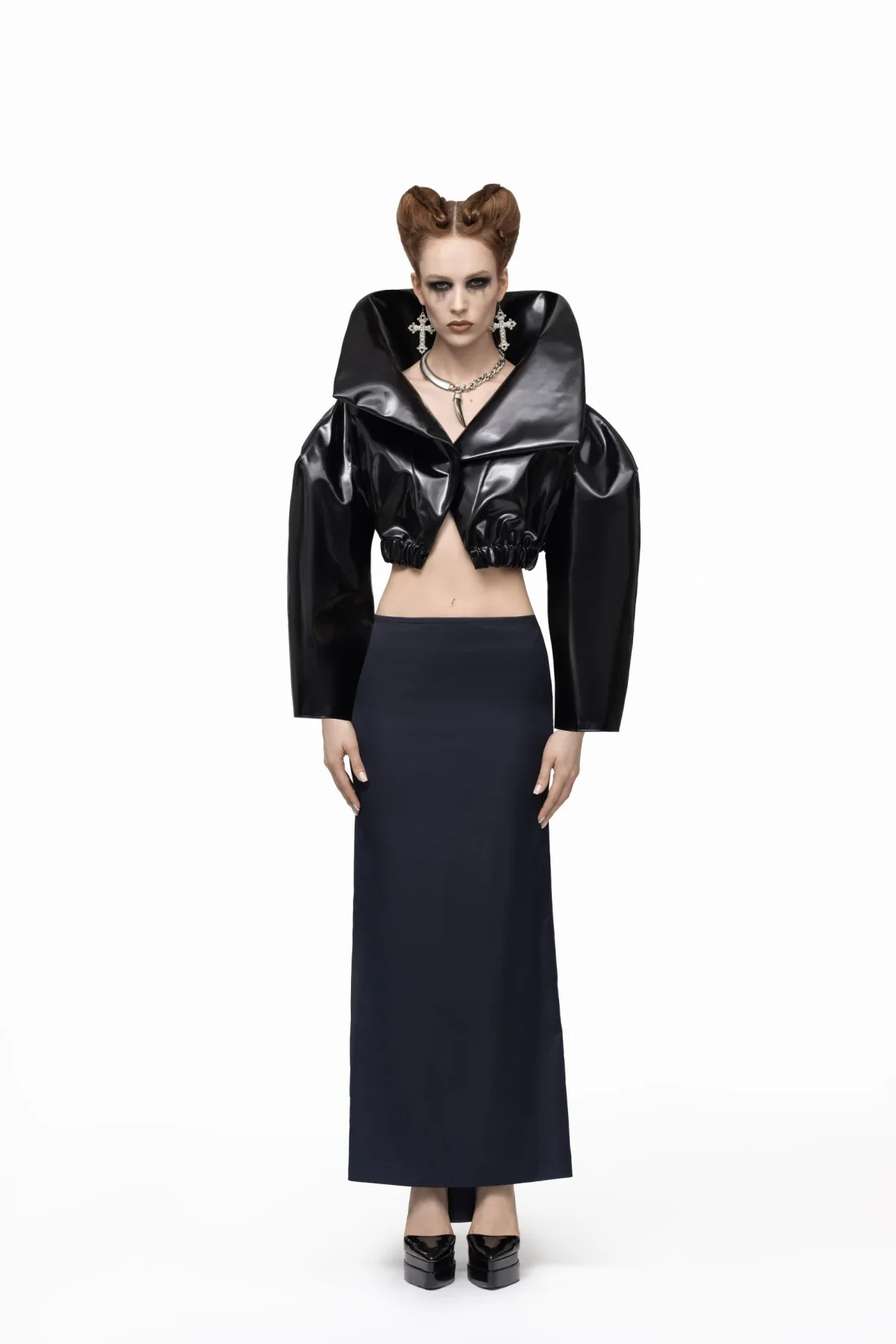 Vinyl Jacket and Skirt