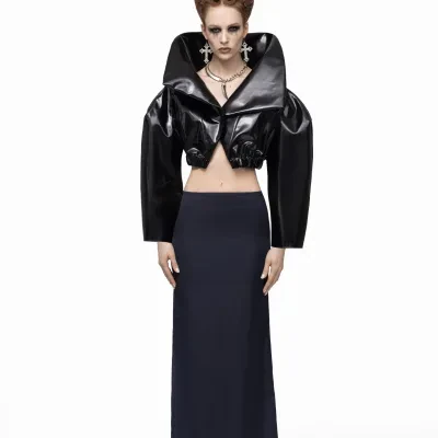 Vinyl Jacket and Skirt
