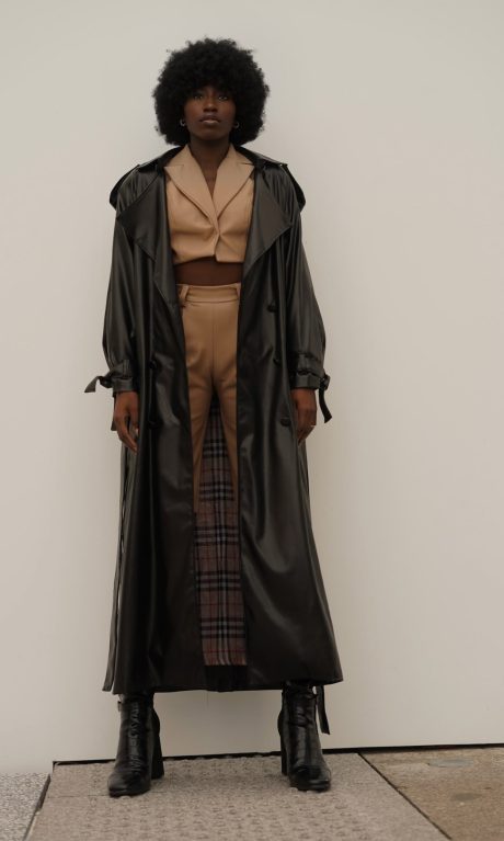 Eco leather trench Arua