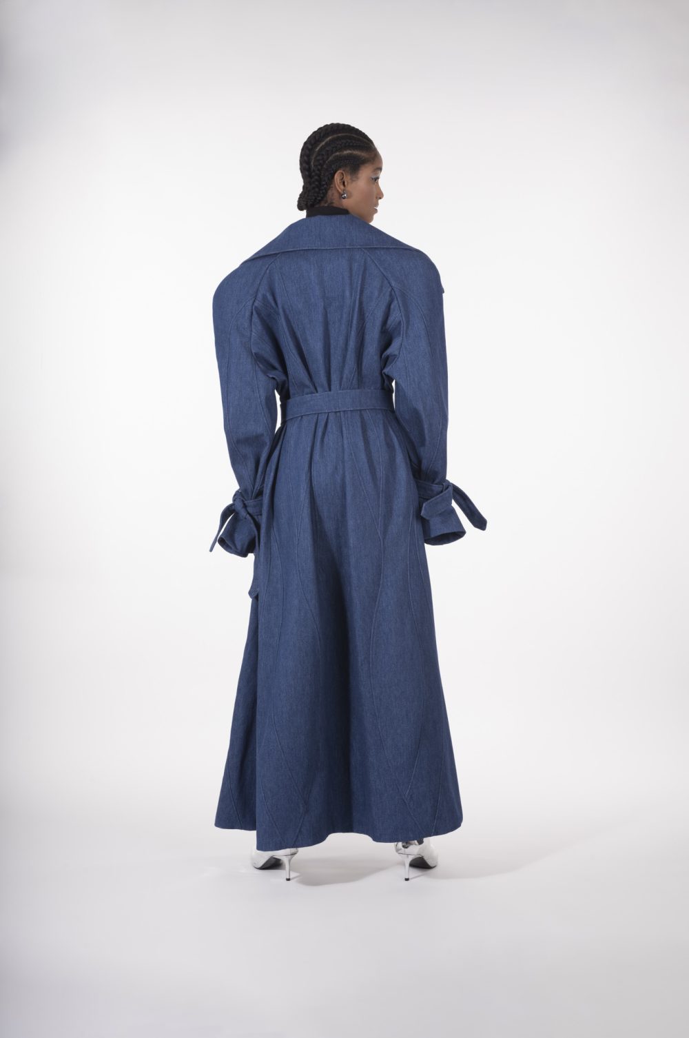 Denim trench coat - Maison Plush
